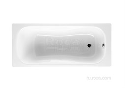 Ванна чугунная Roca Malibu 160x70 без отверстий для ручек, anti-slip 233460000