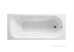 Ванна чугунная Roca Malibu 170х75 без отверстий для ручек, anti-slip 230960000
