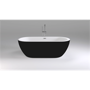 BLACK&WHITE Акриловая ванна SB105 Black (1700x800x580)