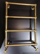 BOHEME Полотенцесушитель водяной 750x500mm , бронза  (нерж.. сталь) BOHEME-718