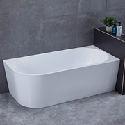 VINCEA Ванна акриловая VBT-402-1500R, 1500*750*580, цвет белый, правая, слив-перелив в комплекте, хром VBT-402-1500R