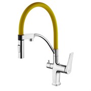 LEMARK Смеситель Comfort LM3074C-Yellow для кухни с подключением к фильтру с питьевой водой