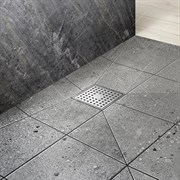 RGW 200x200 Душевой трап SDR-11 K нержавеющая сталь S/S 304 решетка в комплекте