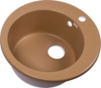 ROSSINKA RS47R Мойка из искусственного мрамора, размер 47х47 см, цвет бежевый, поверхность матовая
