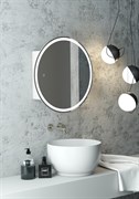 CONTINENT Зеркало-шкаф TORNEO D600 цвет белый со светодиодной подсветкой