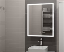 CONTINENT Зеркало-шкаф ALLURE 550х800 белый левый со светодиодной подсветкой