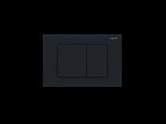 AQUATEK KDI-0000012 (001D) Панель смыва Черная матовая (клавиши квадрат)
