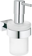 GROHE Дозатор жидкого мыла с держателем Essentials Cube 40756001 GROHE-40756001