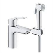 GROHE Смеситель для раковины Eurosmart 23124003 с гигиеническим душем