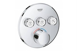 GROHE 29146000 Grohtherm SmartControl Внешняя часть смесителя на 3 выхода, хром