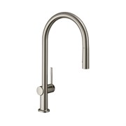 HANSGROHE Кухонный смеситель однорычажный, 210, с вытяжным душем, 2jet, sBox Hansgrohe 72801800, под сталь 72801800