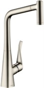 HANSGROHE Смеситель для кухни Hansgrohe Metris сталь 14820800 14820800