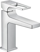 HANSGROHE Смеситель для раковины 110, однорычажный, с рукояткой-петлей, со сливным клапаном Push-Open Metropol Hansgrohe 74507000, хром 74507000