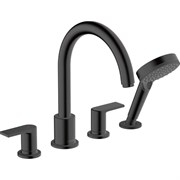 HANSGROHE Смеситель на край ванны Hansgrohe Vernis Shape 71459670 черный 71459670