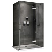 ABBER Душевой уголок  Zart AG08090-S71, размер 90x70 см, двери распашные, стекло 6 мм AG08090-S71