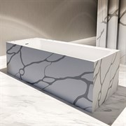 ABBER 180x80  Ванна из искуственного камня, высота 60 см