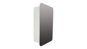 VELVEX Bio Зеркальный шкафчик, ширина 40 см, цвет белый