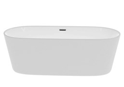 AQUATEK Ово Ванна акриловая отдельностоящая,  размер 180x80 см, цвет белый, в комплекте со сливом и ножками