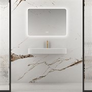VINCEA Зеркало LED 1000х800 c сенсорным выключателем и диммером, антизапотевание VLM-3BE100-2