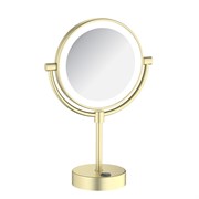 TIMO Saona Зеркало настольное с подсветкой (13276/17), цвет золото