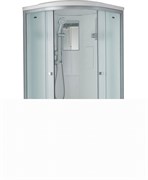 TIMO Standart Душевая кабина четверть круга, размер 90х90 см, профиль - матовый / стекло - матовое, двери раздвижные