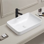 COMFORTY Раковина врезная  ширина 60 см, цвет белый