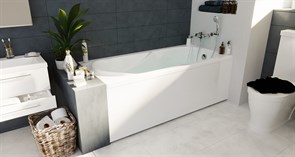 1MARKA Vita Ванна прямоугольная пристенная размер 150х70 см, цвет белый