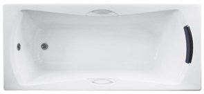1MARKA Agora Ванна прямоугольная пристенная размер 170х75 см, цвет белый