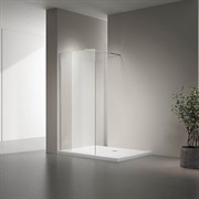 VECONI Душевая перегородка Korato KR-72, 800x2000, хром, стекло прозрачное KR72-80-01-C7