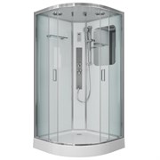 NIAGARA Premium Душевая кабина 1/4 круга размер 90x90 см, профиль - хром / стекло - прозрачное NIAGARA60010114G