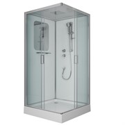 NIAGARA Premium Душевая кабина квадрат размер 100x100 см, профиль - хром / стекло - прозрачное NIAGARA60020114Q