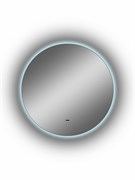 CONTINENT Зеркало с подсветкой круглое диаметр 55 см, бесконтактный сенсор, цвет белый