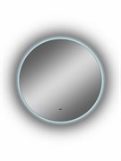 CONTINENT Зеркало с подсветкой круглое диаметр 65 см, бесконтактный сенсор, цвет белый