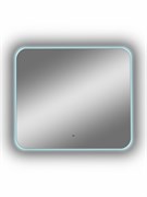 CONTINENT Зеркало с подсветкой прямоугольное (ШxВ) 70x80 см, бесконтактный сенсор, цвет белый