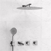 WASSERKRAFT A4651.294.295.090.117.271.087.127 Встраиваемый комплект для ванны с верхней душевой насадкой, лейкой, хром WASSERKRAFT A4651.294.295.090.117.271.087.127