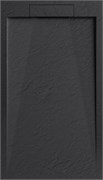 ESBANO Luxe Поддон из искусственного камня квадратный размер 90x90 см, цвет черный ESPLX 90B