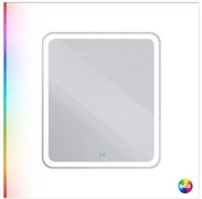 CEZARES Multicolore Зеркало прямоугольное со встроенной разноцветной подсветкой RGB и сенсорным выключателем, 12V, 220-240V, 700x800x30 CZR-SPC-MC-700-800-RGB-TCH