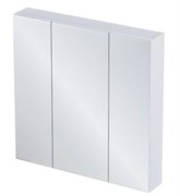 1MARKA Зеркальный шкафчик (ШxВ) 80x80 см, белый У37180
