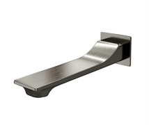 WASSERKRAFT Wiese 8400 A176 Настенный излив для ванны, оружейная сталь WASSERKRAFT A176