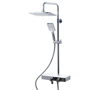WASSERKRAFT BK11301CH Душевой комплект для набора, белый / хром WASSERKRAFT BK11301CH