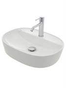 AQUAme Раковина накладная с отверстием под смеситель. 505x385x120, белый AQM5002