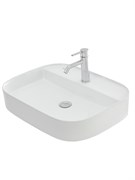 AQUAme Раковина накладная с отверстием под смеситель. 610x450x120, белый AQM5003
