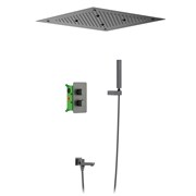 TIMO Душевая система встроенная с термостатом Petruma черное золото (SX-5019/18SM) SX-5019/18SM