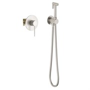 TIMO Смеситель встроенный с гигиеническим душем Saona никель (2389/13SM) 2389/13SM