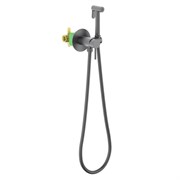 TIMO Смеситель встроенный с гигиеническим душем Saona черное золото (2338/18SM) 2338/18SM