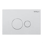 BELBAGNO Кнопка смыва BB082BL, белая глянцевая BB082BL