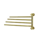 WASSERKRAFT K-1034POLISHED GOLD Держатель полотенец четверной, золото WASSERKRAFT 1034PG