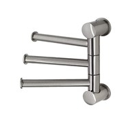 WASSERKRAFT K-1053NICKEL Держатель полотенец тройной, никель WASSERKRAFT 1053N