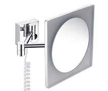 WASSERKRAFT K-1008 Зеркало с LED-подсветкой, 3-х кратным увеличением, хром WASSERKRAFT 1008