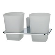 WASSERKRAFT Leine K-5028D Подстаканник двойной, хром WASSERKRAFT 5028D